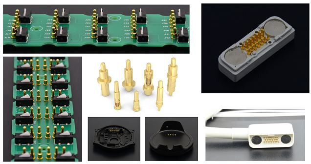 Brass Copper Gold Plated Pogo Pins Brass Copper Gold Plated Pogo Pins