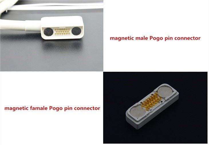 20 Pin Magnetic Pogo Pin Medical Connector