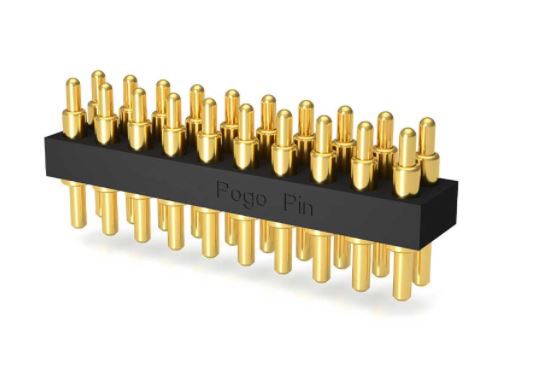 Custom Brass Pogo Pin Applied to A Medical Connector