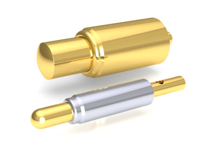 Customized Caij nplooj ntoos hlav-loaded Pogo Pin