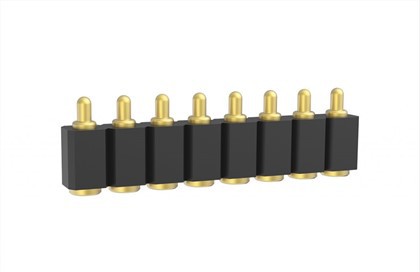 8 Pin Pogo Pin Connector Plating Kub
