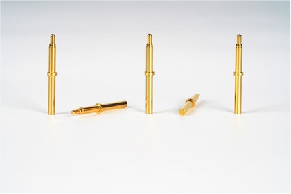 Caij nplooj ntoos hlav-loaded Probe Pogo Pin