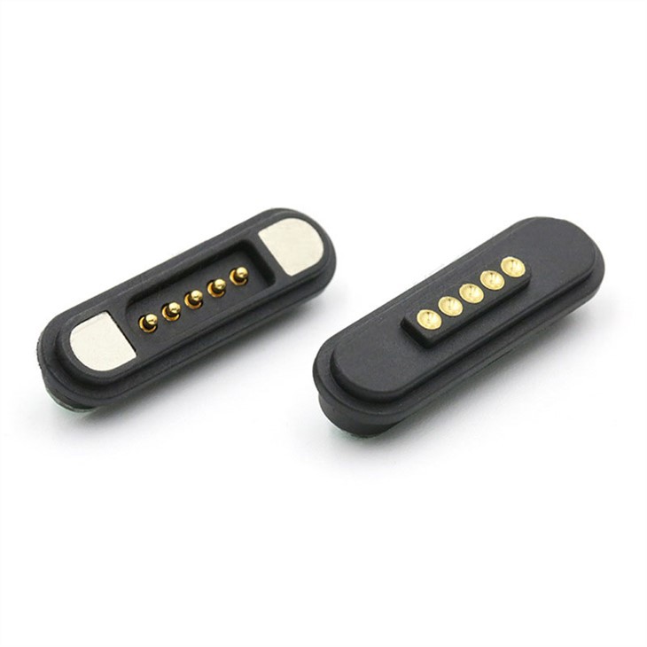 Spring-loaded Battery Charing Pogo Pin Connector