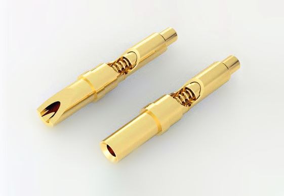 Caij nplooj ntoos hlav-loaded Pogo Pin Connector Soldering