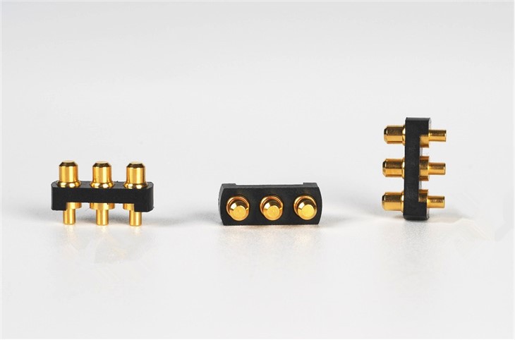 3 Pin Kub Plated Pogo Pin Connector
