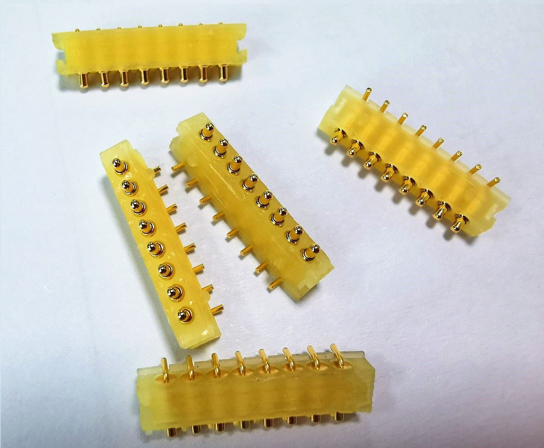 8 Pin Pogo Pin Ib Kab Txoj Cai Txuas Txuas