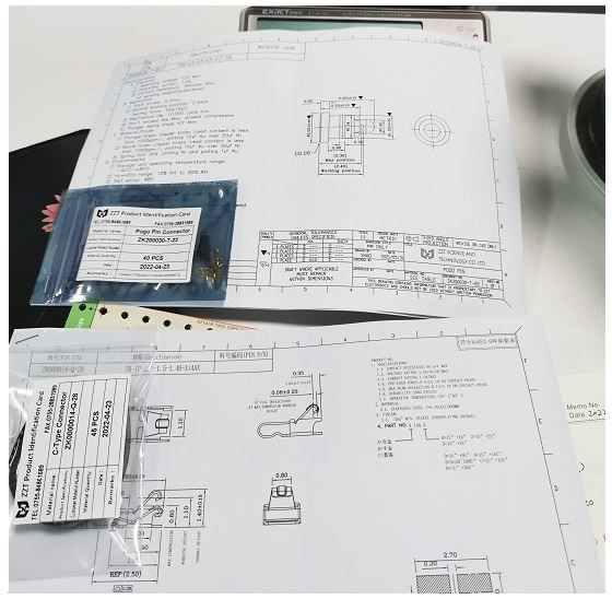 Dawb Pogo Pin Connector Samples Shipped