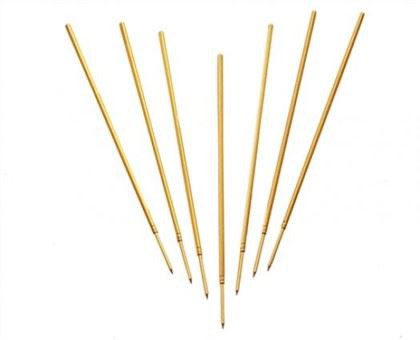 Caij nplooj ntoos hlav-loaded Test Pogo Pins