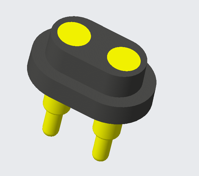 2Pins Waterproof PogoPin Connector