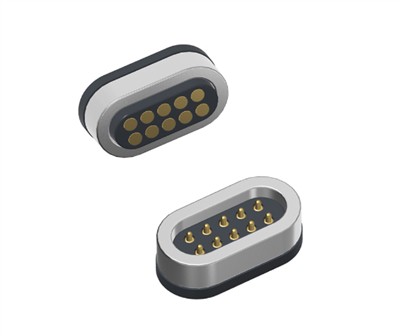 10-pin Magnetic Connector For Smart Clothing